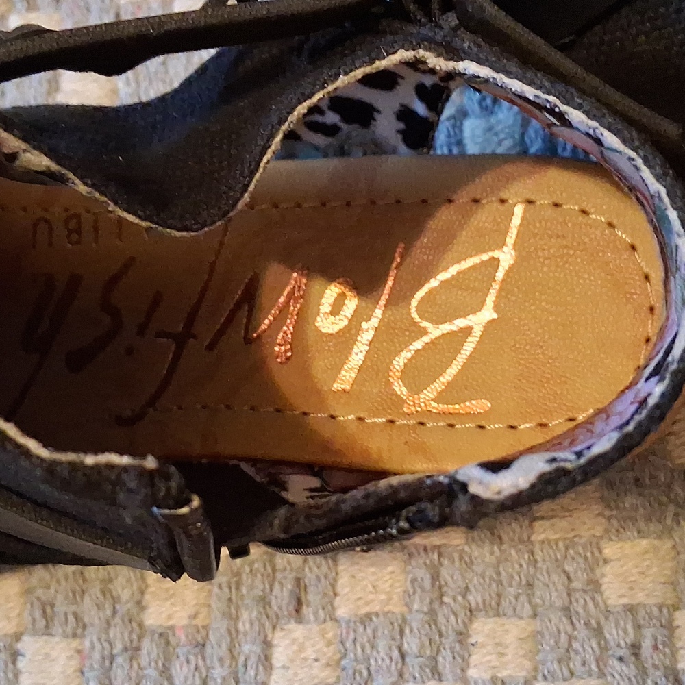 Blowfish Black Strappy Sandals - Picture 2 of 3